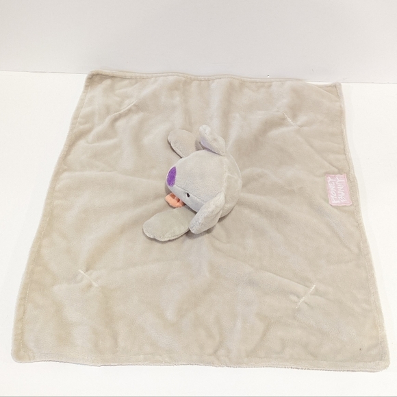 Honey Bunny grey mouse security blanket lovey - Picture 4 of 8